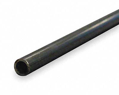 Tubing: Carbon Steel, Seamless, 1 in Outside Dia, 0.83 in Inside Dia, 6 ft Overall Lg