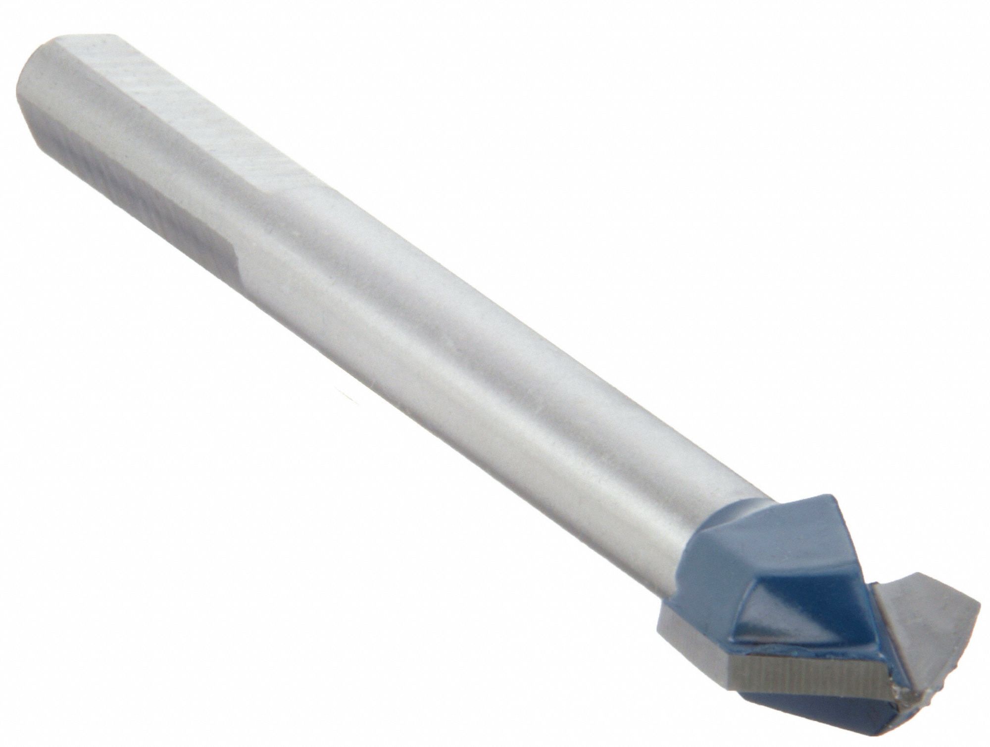 Glass and Tile Drill Bit: 5/8 in Drill Bit Size, 2 1/2 in Max Drilling Dp, 4 in Overall Lg