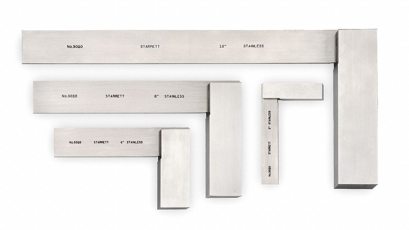 PRECISION SQUARE SET, 1-PC SET, STAINLESS STEEL