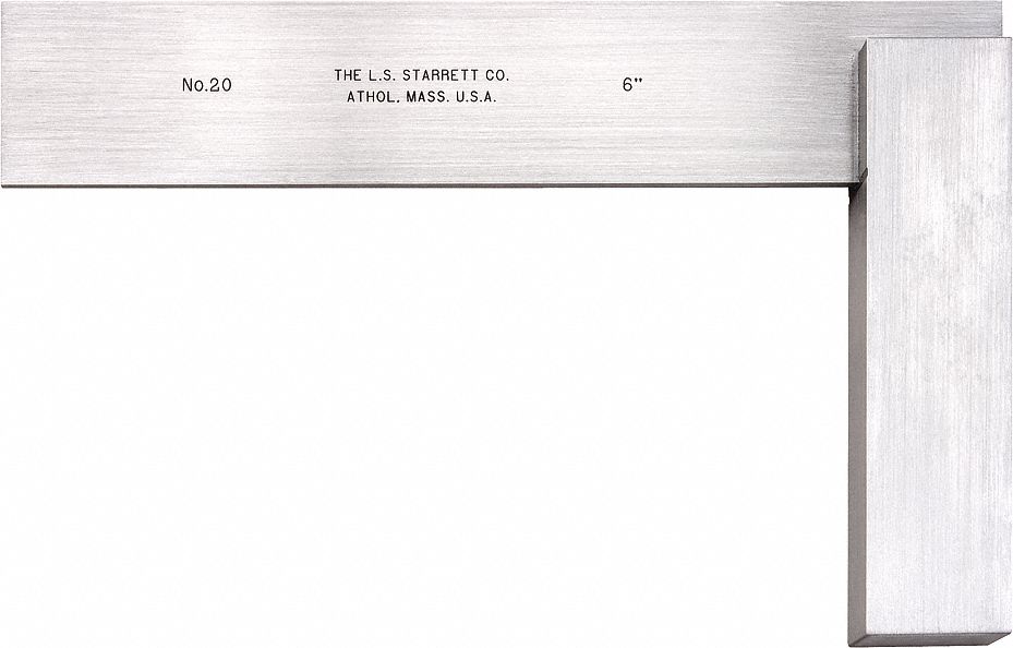 3AER3 - Precision Steel Square SS 7 x 4 In