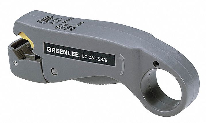 COAXIAL CABLE STRIPPER, TWO STEP