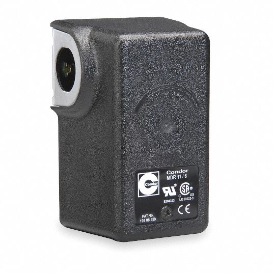 CONDOR USA, INC Pressure Switch: 1/4 in FNPT/(1) Port, 105/135 psi, 25 to  65 psi, 25 to 160 psi, Std