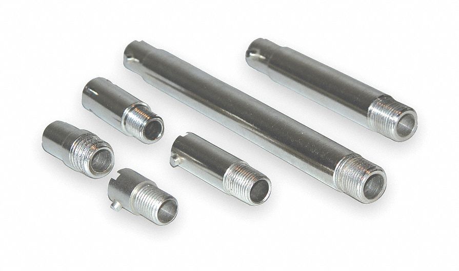 BAYONET ADAPTOR,1/8-27NPT,L 1 3/8