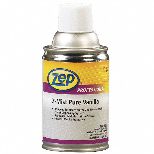 Metered Air Freshener Refill, Aerosol Canister, Vanilla Fragrance