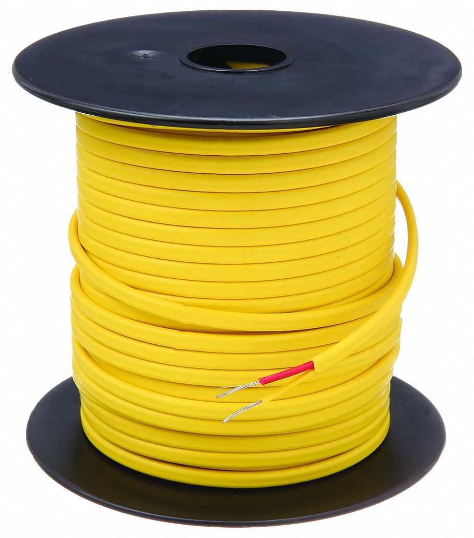 TEMPCO, Type KX, 20 AWG Wire Size, Thermocouple Extension Wire 3AGF8