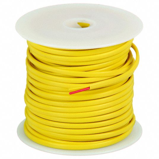 TEMPCO, 16 AWG Wire Size, Natural, High Temp Lead Wire - 2KE37