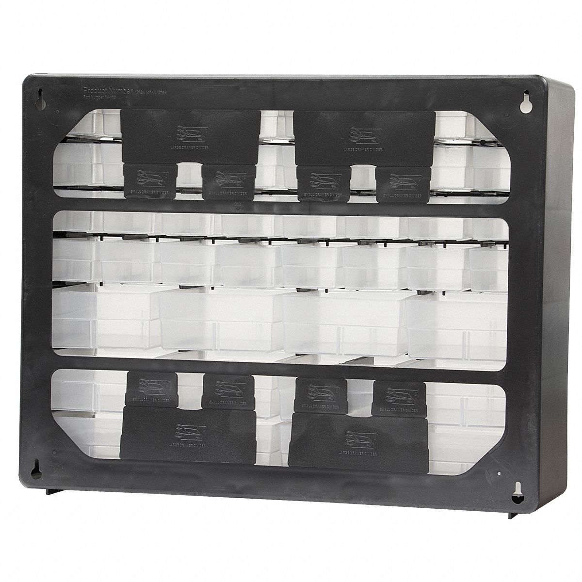 AKROMILS Drawer Bin 20 in x 6 1/2 in x 15 3/4 in, 64 Drawers