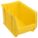 BIN SUPER-SIZE 20X12-3/8X12 YELLOW