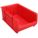 SUPER SIZE BIN, 29¼ IN OVERALL L, 18⅜ IN X 12 IN, RED, STACKABLE