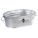 UTILITY TUB,2 GAL,SILVER