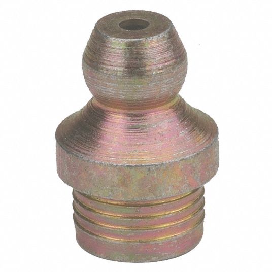 GRAINGER APPROVED Drive (PushIn) Grease Fitting, 5/16 in PTF, Straight