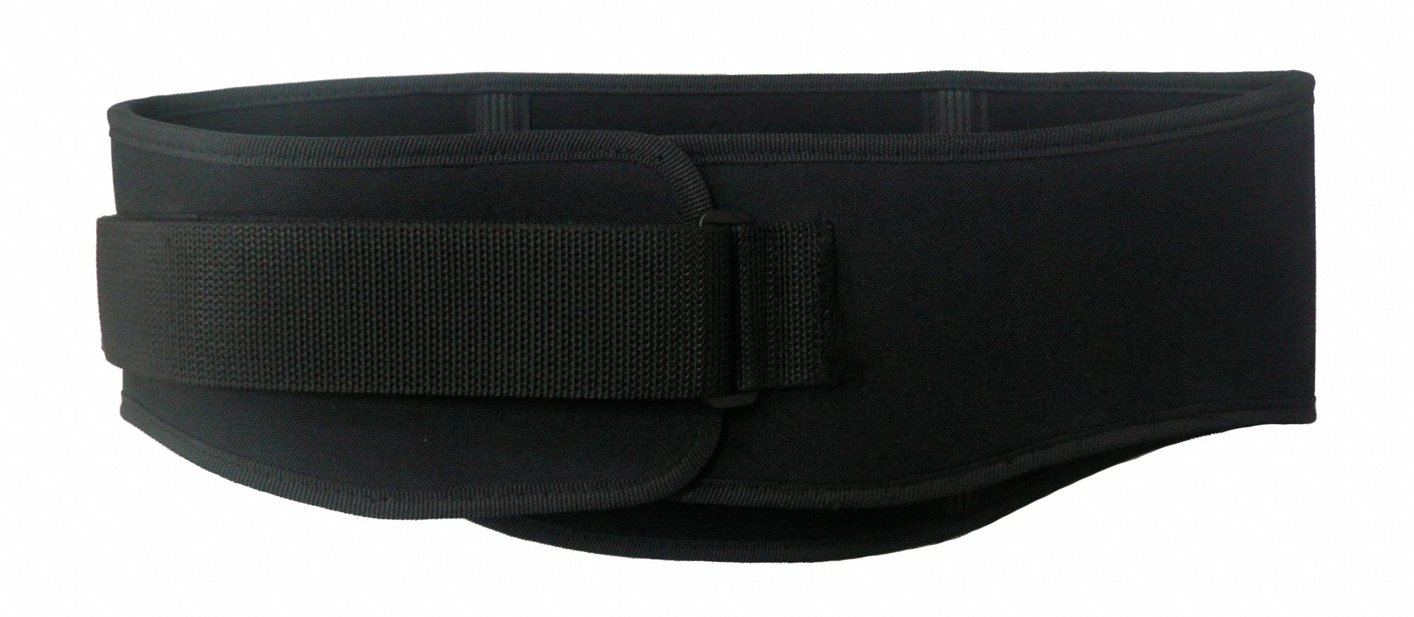 BACK SUPPORT W/LUMBAR PAD,BLACK,NYLON,L