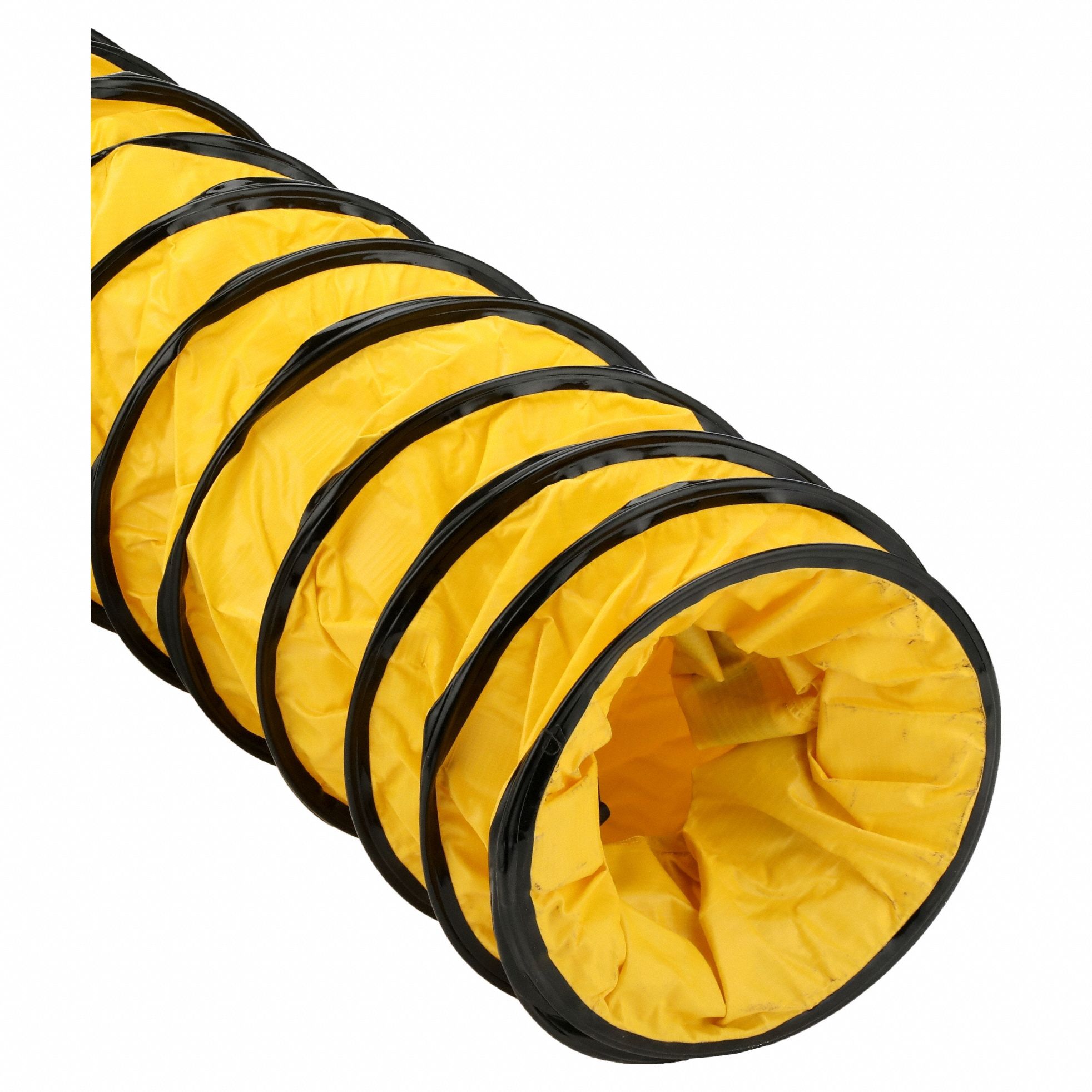 VENTILATION KIT, 8 IN DIAMETER, 25 FT L, FOR USE WITH CONFINED SPACES, YELLOW