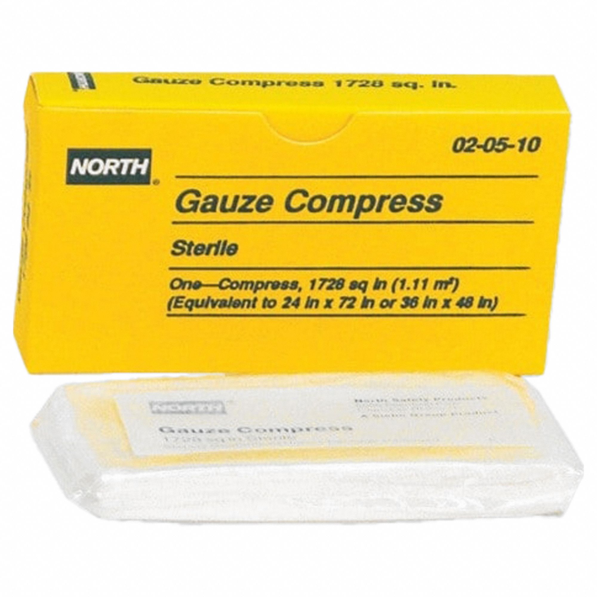 Gauze Compress: 72 in Dressing Lg, 24 in Dressing Wd, Gauze, Sterile