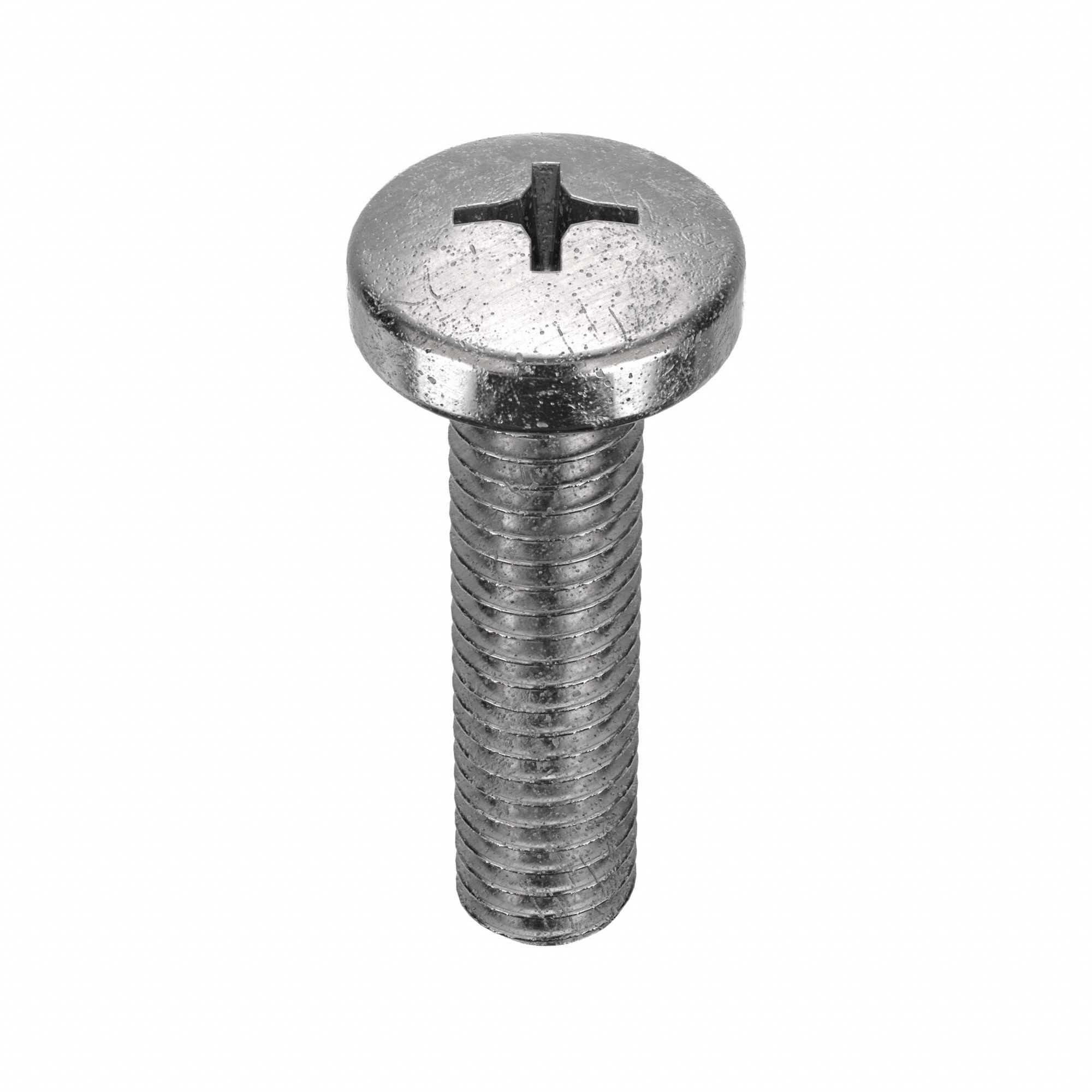 Machine Screw,3/816x11/2"L,Plain,10PK Grainger