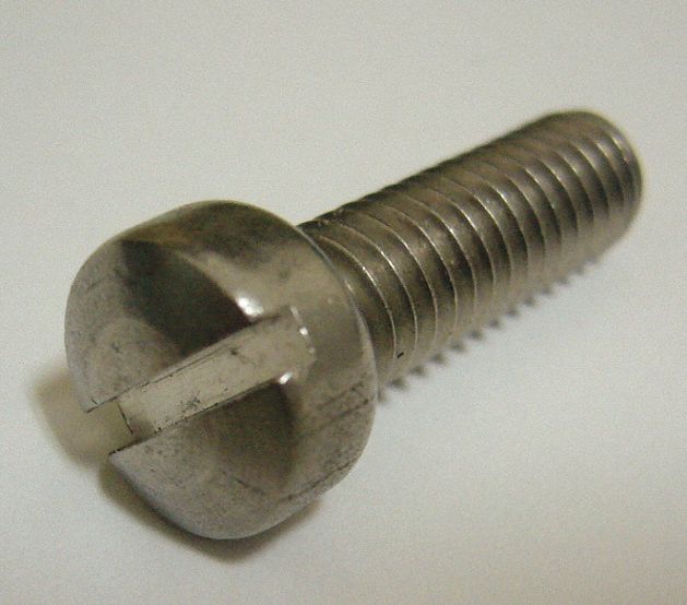Machine Screw: 5/16"-18 Thread Size, 3/4 in Lg, 18-8, Stainless Steel, Plain, Fillister, 25 PK