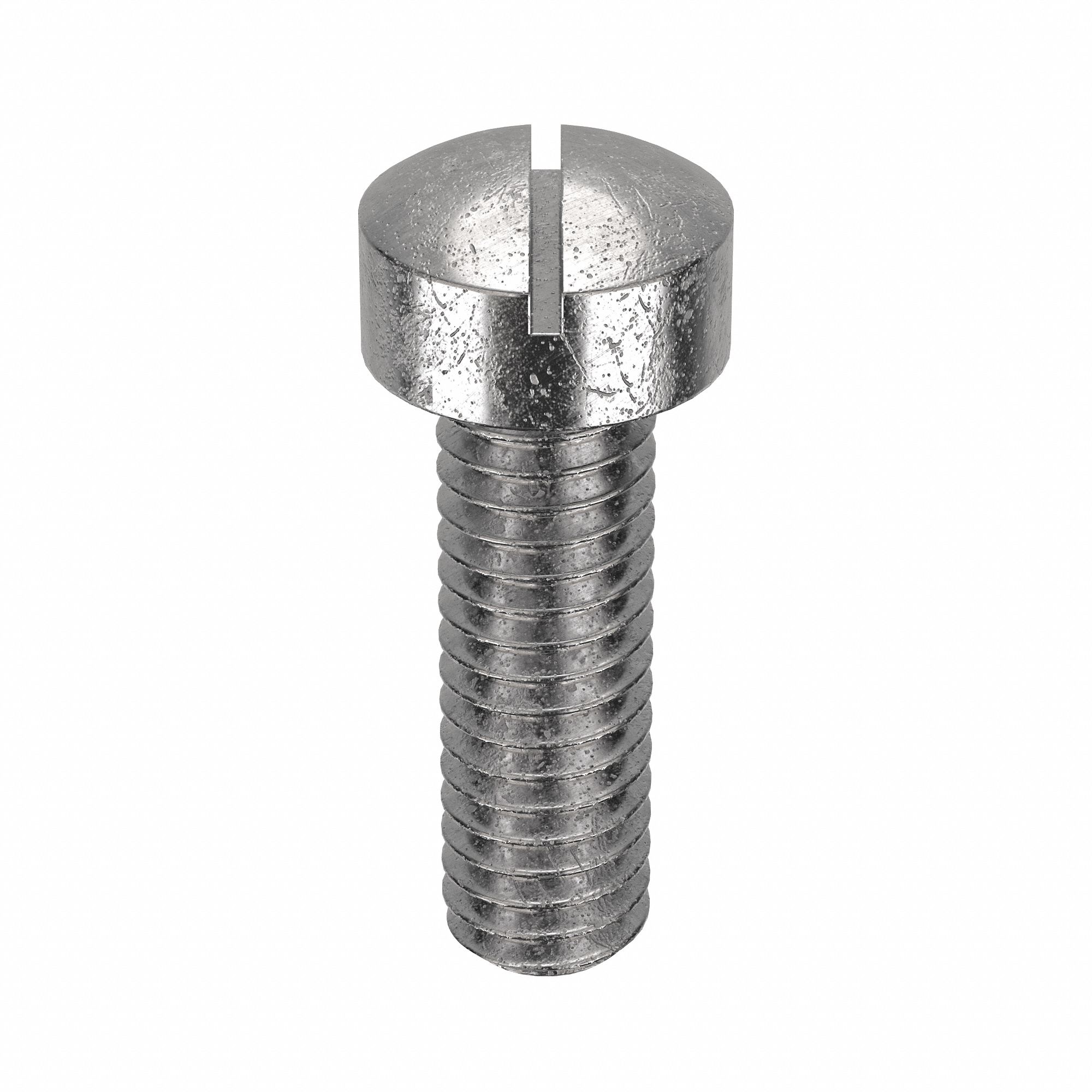 Machine Screw: 5/16"-18 Thread Size, 1 in Lg, 18-8, Stainless Steel, Plain, Fillister, 25 PK