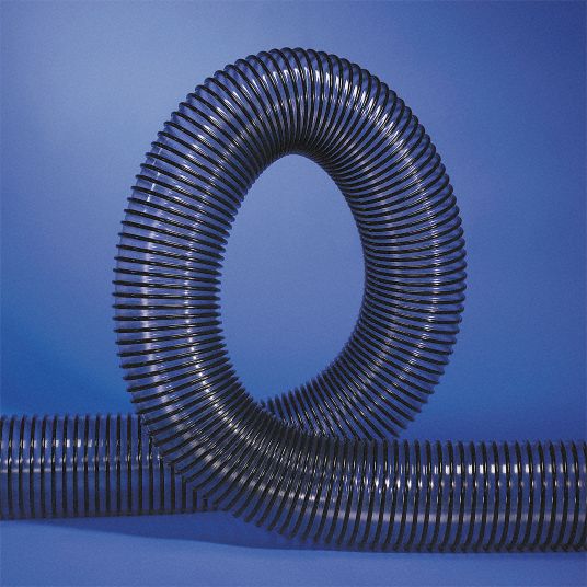 Industrial Ducting Hose: 5 in Hose Inside Dia., 25 ft Hose Lg, 15 psi, 4.3  in Bend Radius