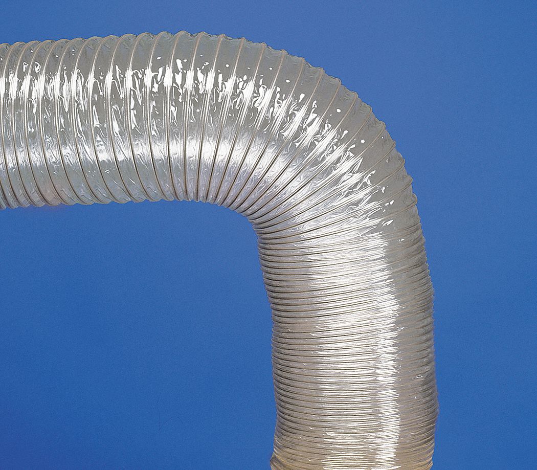 HITECH DURAVENT Industrial Ducting Hose, Hose Inside Dia. 12 in, Hose Length 25 ft, Hose Color