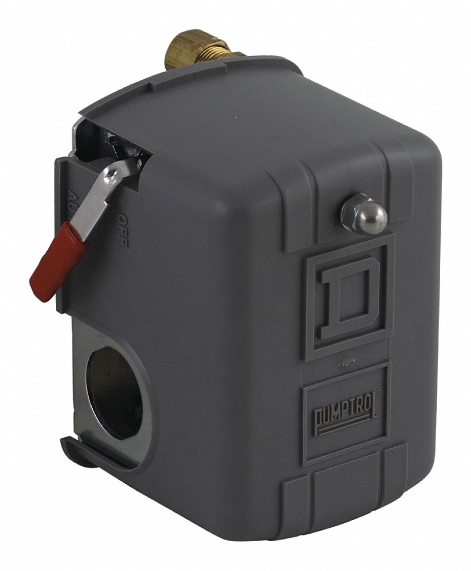 Square D Air Compressor Pressure Switch Range 40 To 150 Psi Port Type 1 Port 1 4 In Fnps 3ay90 9013fhg12j52m1x Grainger