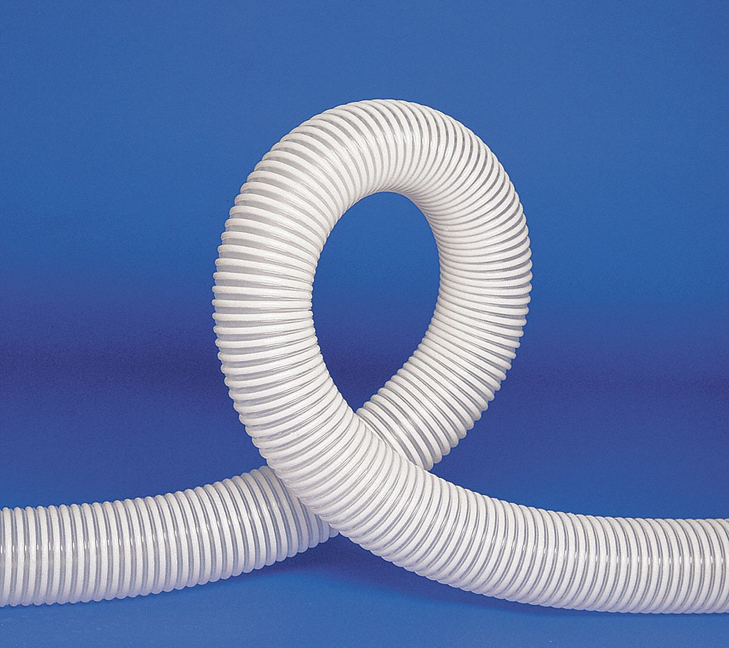 Ducting Hose,2 In. ID,25 ft. L,Poly