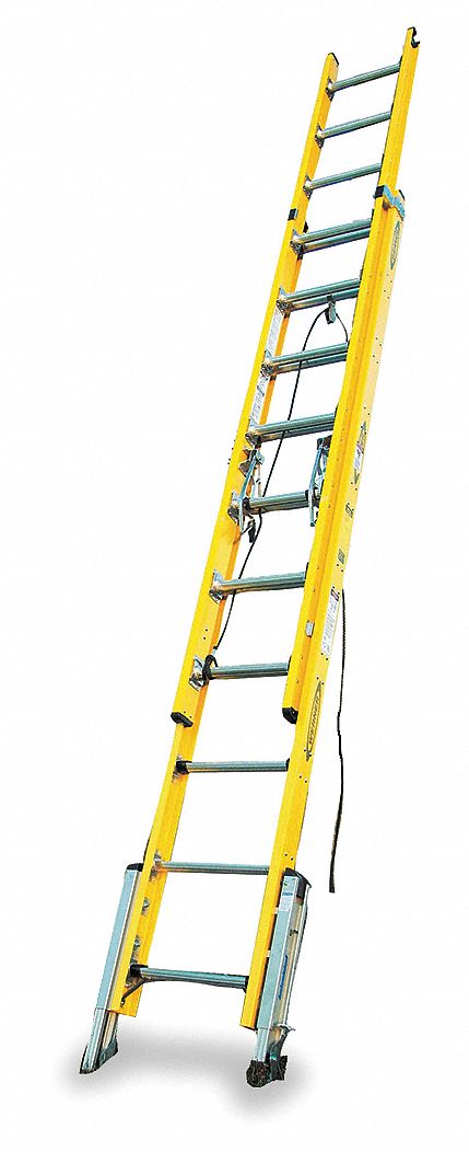 Escalera Extensible 20Pasos Fibra Vidrio 175Kg Truper 100228