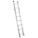 STRAIGHT LADDER, 3 IN OVERALL H, ALUMINUM, 300 LB MAX LOAD CAPACITY, 15 LB W, 8 RUNGS