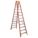 TWIN STEPLADDER, 12 FT LADDER SIZE, FIBREGLASS, 300 LB LOAD CAPACITY, 69 LB W