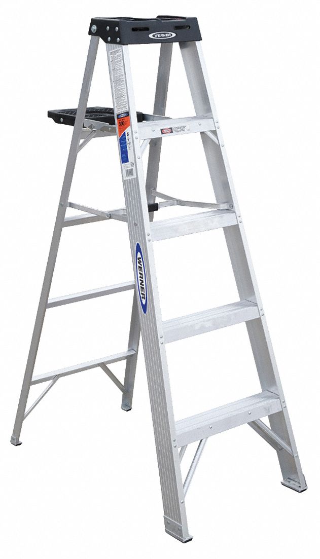 5 ft outlet aluminum ladder