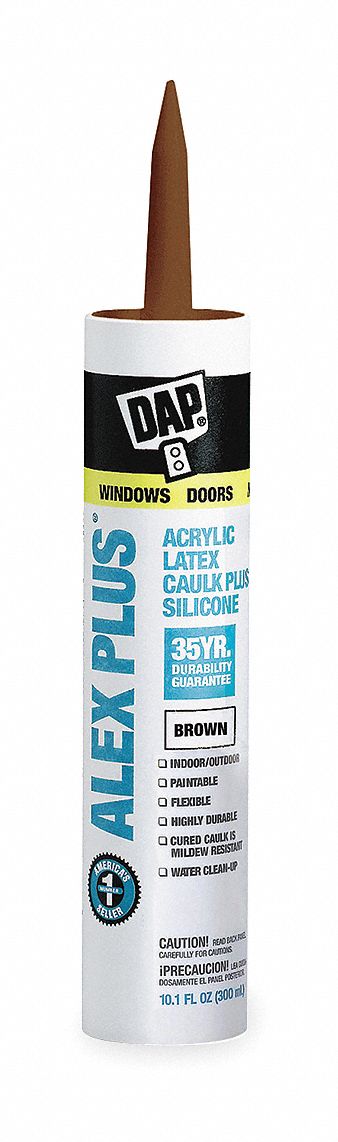dap-brown-caulk-hybrid-10-1-oz-cartridge-3azz2-18120-grainger