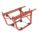 DRUM CRADLE, FOR 30 GAL/55 GAL DRUM CAPACITY, 43 IN X 20 IN, 17 IN DISPENSING H, CASTERS
