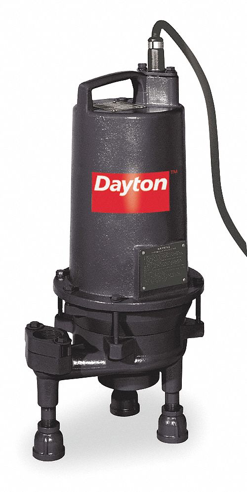 DAYTON Bomba Trituradora , 8-13/16 dia. - Bombas Trituradoras para Aguas  Residuales - 3BB98