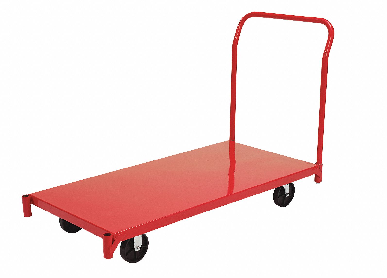 GENERAL PURPOSE STEEL-DECK PLATFORM TRUCK, 1,600 LB LOAD CAPACITY, PHENOLIC, SOLID