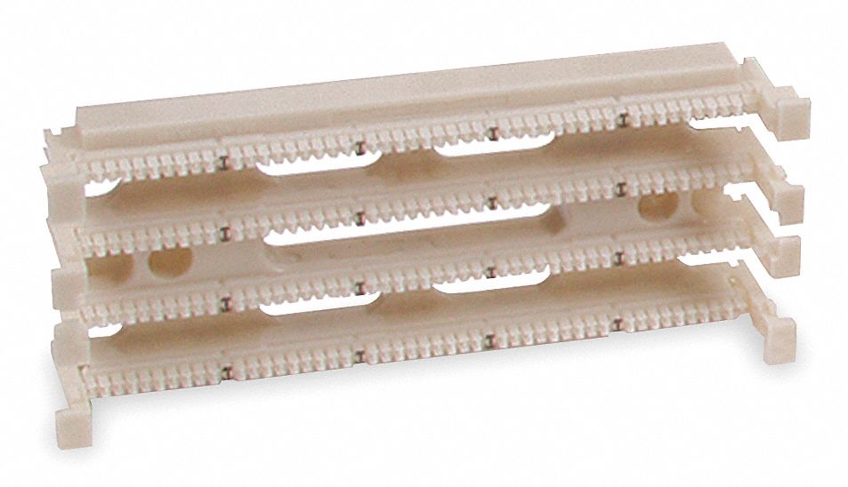 HUBBELL PREMISE WIRING 110 Wiring Block, Number of Pairs 192, Rows 12
