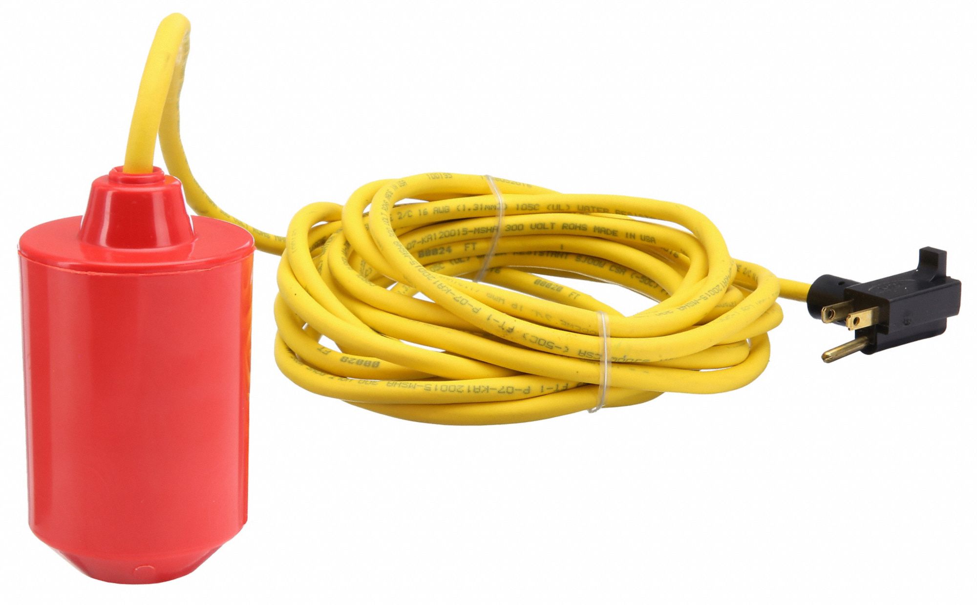 DAYTON Float Switch, Switch Actuation Mechanically Activated