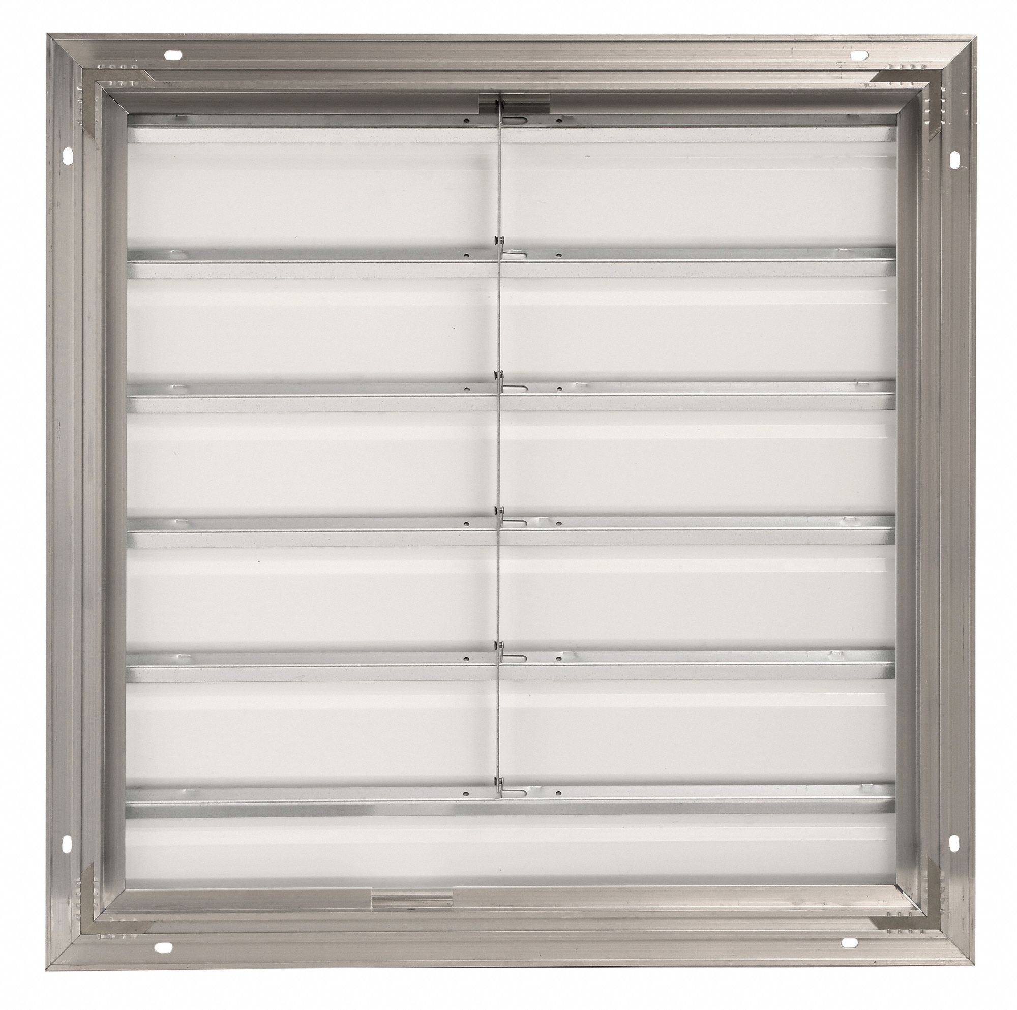 DAYTON 24 in Backdraft Damper / Wall Shutter, 24 1/2 in x 24 1/2 in