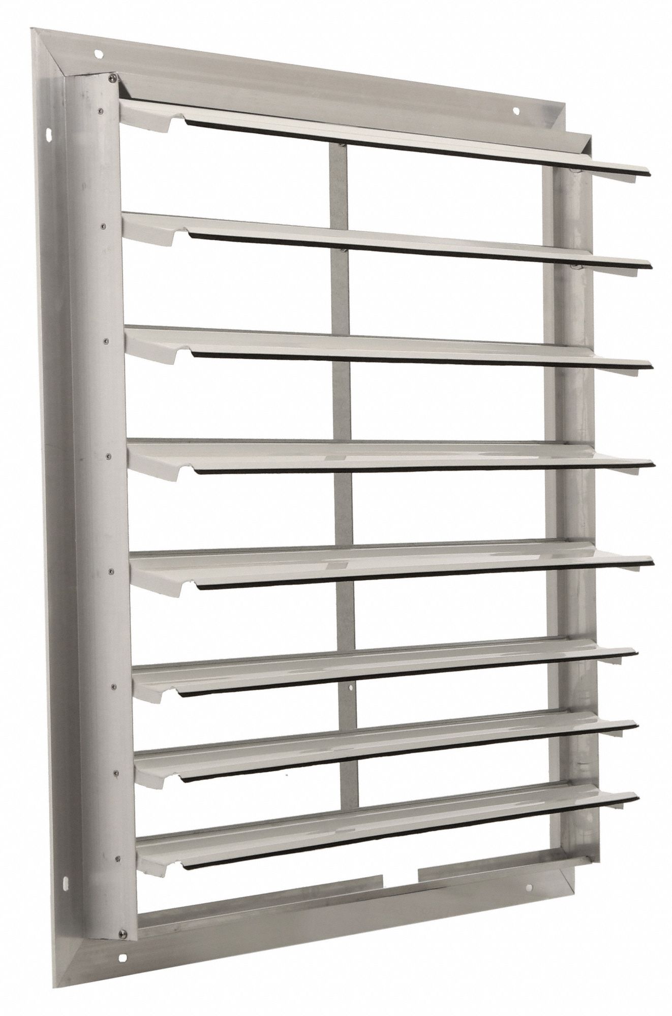 DAYTON 30 in Backdraft Damper / Wall Shutter, 30 1/2 in x 30 1/2 in