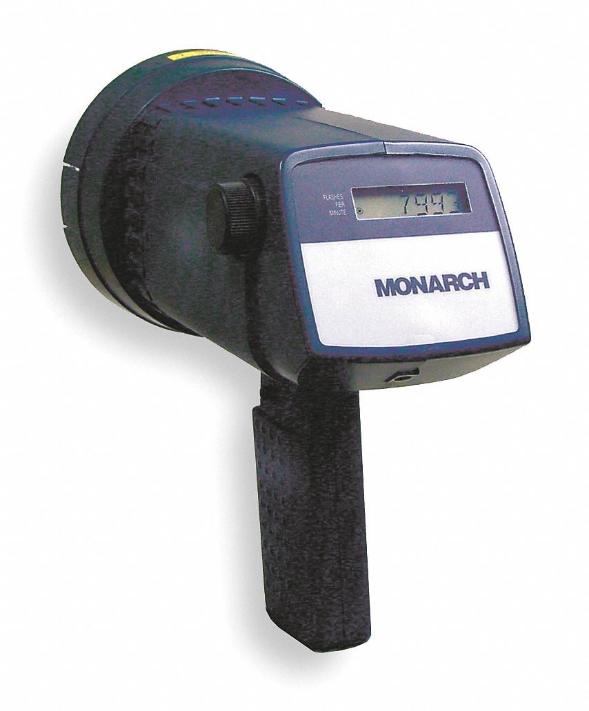 Basic Digital Stroboscope, Flashes per Minute 1008000, Accuracy ±1 FPM