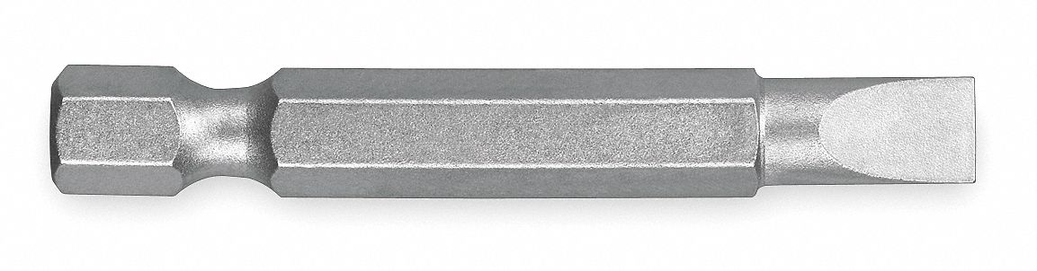 Power Bit, SAE, 1/4", Hex Power Drive, #6, 2"