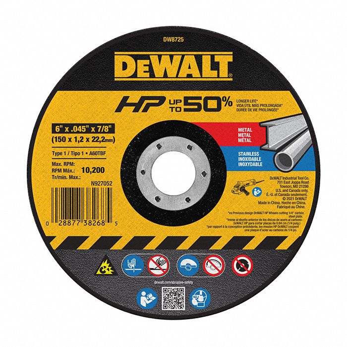 Details about   Colonial Abrasive #351 A36-O6-V Grinding Wheel 7x1x5/8 3600RPM Max 