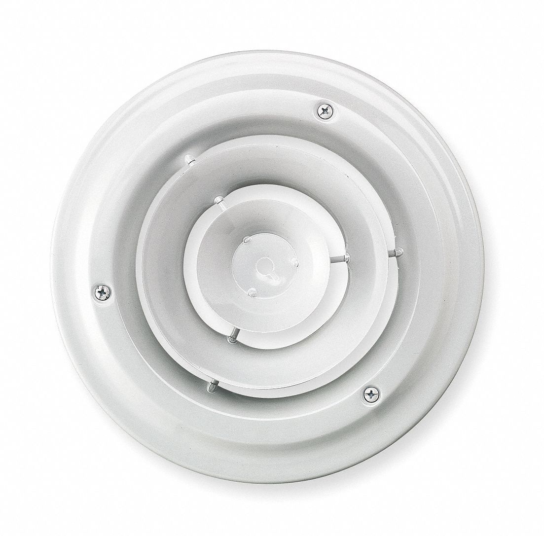 Ameriflow Ceiling Diffuser Step Down 8 Diffuser Duct Size