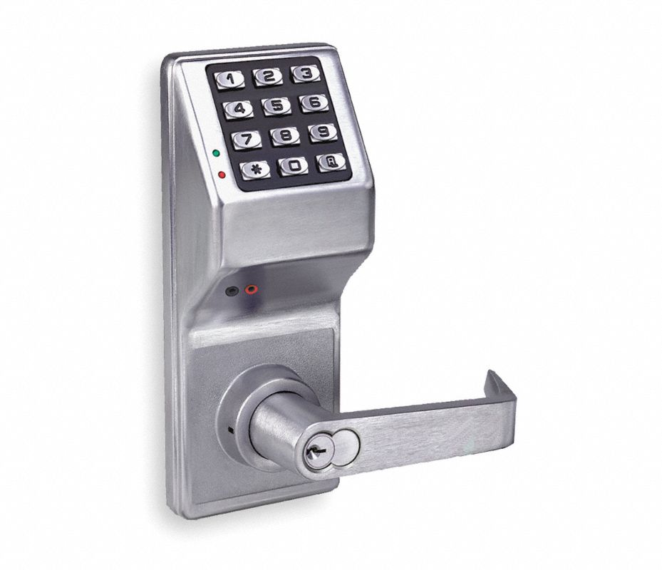 TRILOGY BY ALARM LOCK Cerradura con Control, Cromo Satinado, Serie