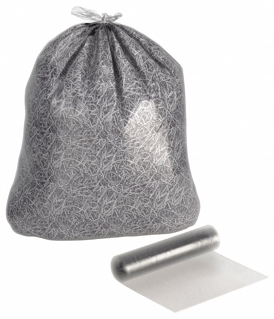 TRASH BAGS,33 GAL.,CLEAR,PK250