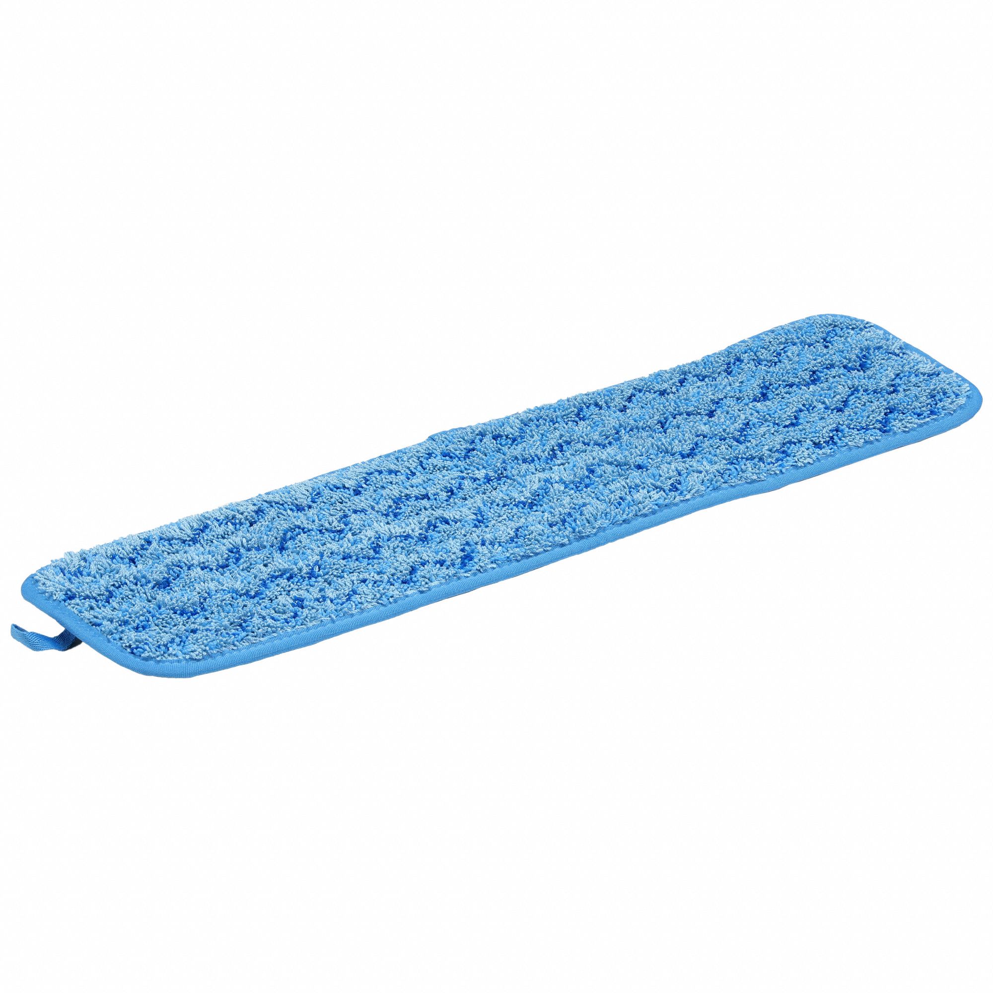 Rubbermaid HYGEN FGQ41000BL00 18 Blue Microfiber Hook & Loop Wet Mop Pad