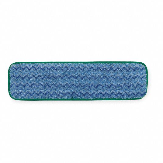 RUBBERMAID COMMERCIAL PRODUCTS, Microfiber, Hook-and-Loop Connection, Mop  Pad - 3CCW8