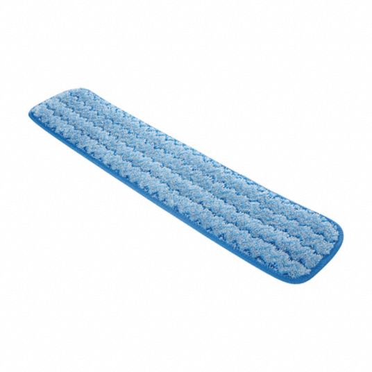 RUBBERMAID COMMERCIAL PRODUCTS, Microfiber, Hook-and-Loop Connection, Mop  Pad - 3CCW8