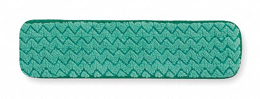 HALL DUSTING PAD, HIGH-PILE, REUSABLE, HOOK AND LOOP BACK, GREEN, 36 IN., MICROFIBRE, PK 12