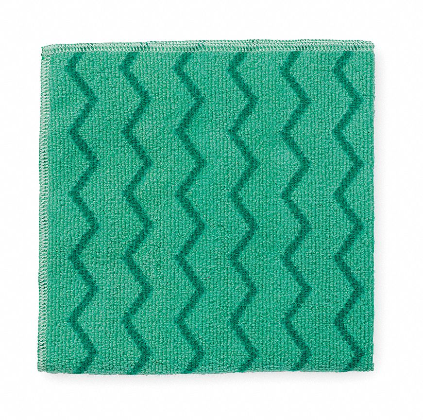 3CCZ4 - F9006 Microfiber Cloth Green 16x16 In PK12