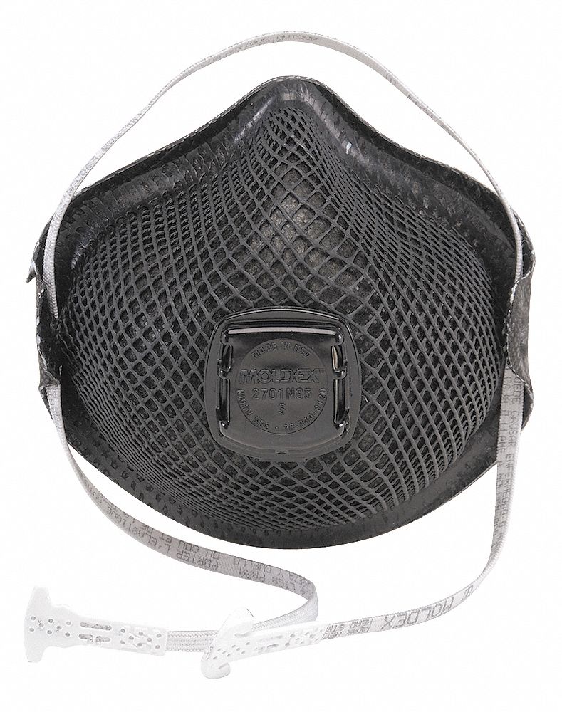 PARTICULATE RESPIRATOR W/ HANDYSTRAP/VENTEX VALVE, DURA-MESH, M/L, MOULDED, NIOSH