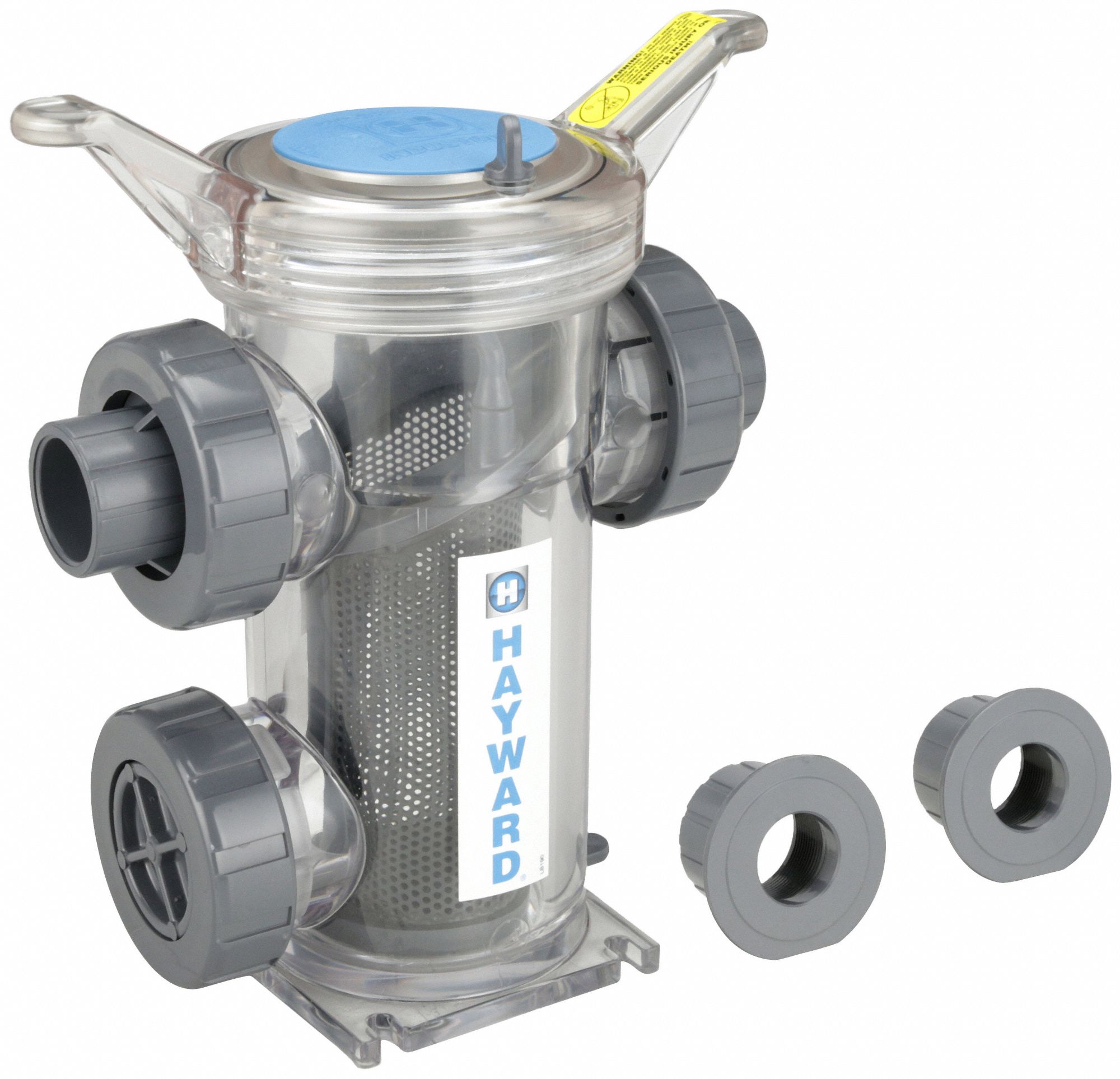 HAYWARD Basket Strainer Eastar, Single, Socket, Threaded, 2 in, 0.1250